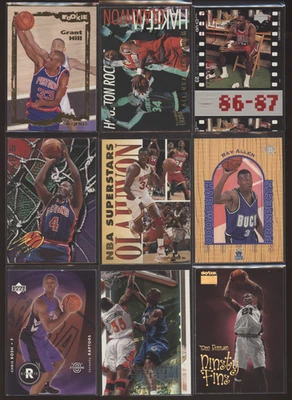 50 Лот w Grant Hill дебютант Hakeem Olajuwon вставить Ray Allen RC Тим Данкан Джордан - Изображение 1 из 4
