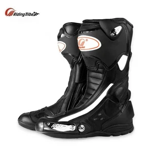 Motorcycle Boots SPEED BIKER BOOT Racing Shoes Riding Tribe Motorbike Moto Boot - Picture 1 of 8