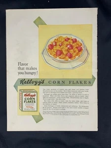 Pubblicità rivista* - 1928 - Fiocco di mais di Kellogg - Foto 1 di 1