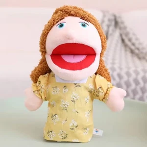 Juguete de peluche para mamá marioneta niños familia guante muñeca marionetas de mano lindos regalos nuevo - Imagen 1 de 1