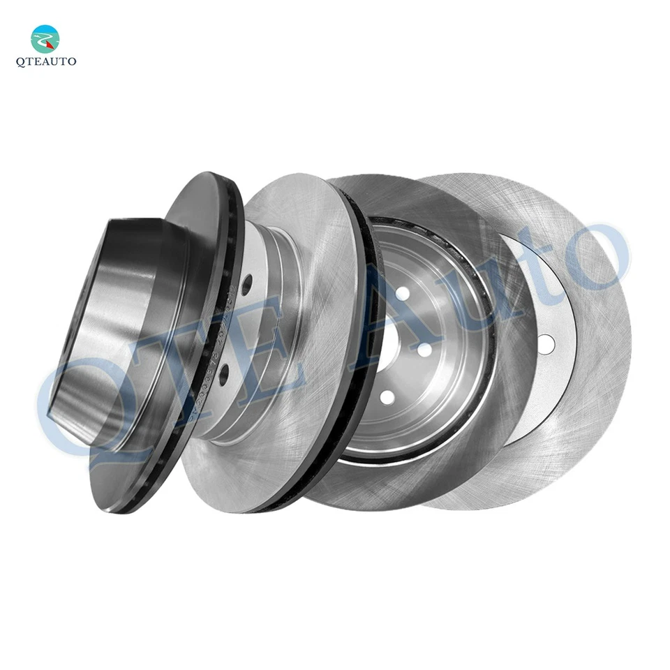 Set of 4 Front 305mm-Rear 325mm Brake Disc Rotors To 2000-2004 GMC Yukon XL 1500 - Image 1 of 4