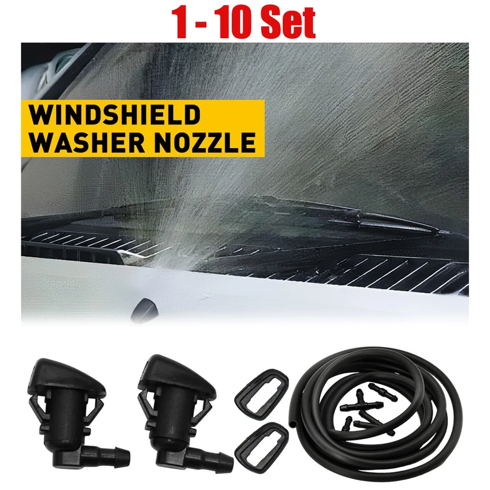 1-10 Juego Para Jeep Grand Parabrisas Cherokee Lavadora Limpiaparabrisas Agua Je Boquilla Pulverizadora Foto 1 de 4
