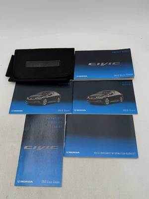 Honda Civic Coupe 2013 manual do proprietário com estojo frete grátis - Imagem 1 de 4