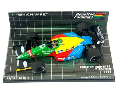 Minichamps Benetton Ford B188 Boutsen 1988 F1 1/43 Scale Resin F1 Car - Image 1 of 4