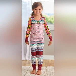 Matilda Jane Choose Your Own Path No Probllama PJ Pajama Set Size 6 Girl Multi - Picture 1 of 16