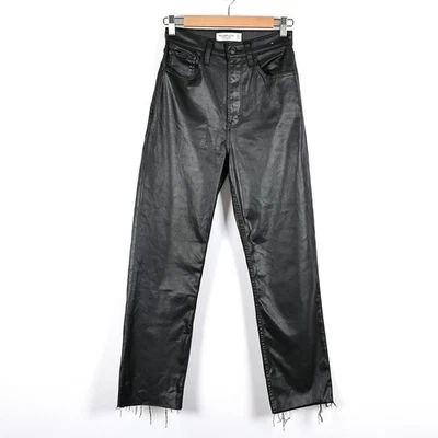 Pantalones Abercrombie & Fitch para mujer 4 tobillo recto tiro ultra alto curva amor Foto 1 de 4