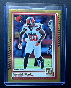 Dwayne Bowe Gold Press Proof /50 - 2025 Panini Donruss - Bild 1 von 2