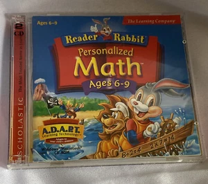 Reader Rabbit Personalized Math Ages 6-9 Award Winning The Learning Company - Picture 1 of 4