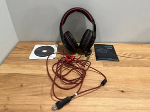 Sades Gaming Headset w/ Microphone SA-903 - Red/Black - Tested & Working - Picture 1 of 16