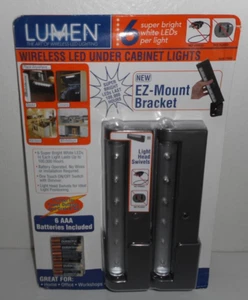 Lumen Wireless LED Under Cabinet Lights EZ Mount Bracket Super Bright LEDs New - Picture 1 of 6