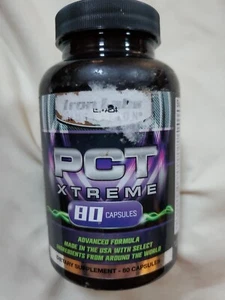 Iron Labs PCT Xtreme Post Cycle Support Natural Testosterone Booster 80 Capsules - Picture 1 of 3