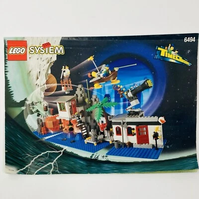 Vintage Lego System 6494 Mystic Mountain Time Lab Time Cruiser BUILD MANUAL ONLY - Image 1 of 4