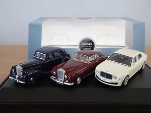 JUEGO MODELO COCHE OXFORD DIECAST BENTLEY MK6 CONTINENTAL MULSANNE 76SET27 1:76 - Imagen 1 de 3