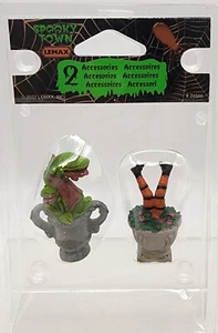 Halloween Lemax Spooky Town, Spooky Planter Urns #24946 - 2022 NUEVO en paquete - Imagen 1 de 4