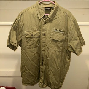Harley-Davidson Men's 2XL Holdout Olive Button Shirt 96383-22VM - Picture 1 of 6