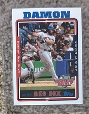 2005 Topps #5 Johnny Damon Red Sox NM-MT