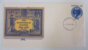 1982 - 75th Anniversary of Scouting - Boy Scouts - First Day Cover - Australia - Picture 1 of 3