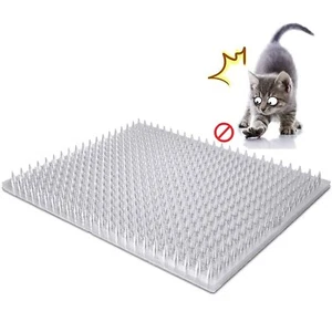 8 Pack Cat Deterrent Scat Mats 12 Sq.ft Plastic Training Mats with Spikes - Picture 1 of 7