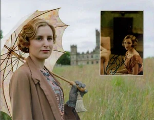 LAURA CARMICHAEL SIGNIERTE KLEINE DOWNTON ABBEY FOTOHALTERUNG - Bild 1 von 1