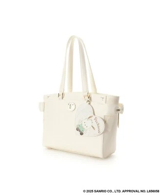 SAMANTHA VEGA Pochacco Collectio A4 Tote Bag Off White Sanrio Japan New - Image 1 of 4