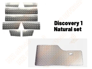Discovery 1 Lower Door Skirting 3 & 5 Door & Door Card 2mm Chequer Plate Natural - Picture 1 of 6