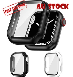 For Apple Watch Series 9 8 7 45/41mm Full Protective Screen Protector Case Cover - Picture 1 of 13