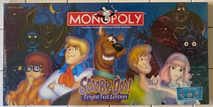 Monopoly Scooby Doo Fright Fest Edition Board Game New Sealed 2000 - Picture 1 of 8