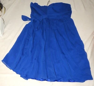 Little Borrowed Dress Royal Blue Size 12/14 - Picture 1 of 2