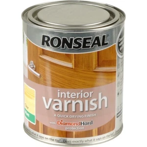 Ronseal Interior Varnish Matt 250ml With Diamond Hard Protection Choose Colour - Picture 1 of 1