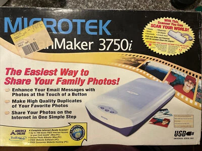 Vintage Microtek ScanMaker 3750i NEW - Image 1 of 4