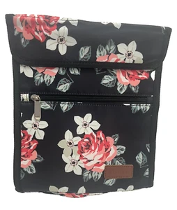 Car Trash Can Bin Back Seat Leak Water Proof Floral Hanging Bag Femuar 9.5 x 11 - Picture 1 of 7