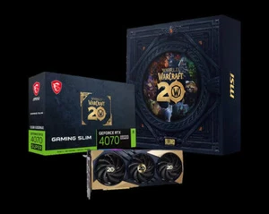 MSI RTX 4070 SUPER 4070S 12G GAMING Graphics Card SLIM World of Warcraft EDITION - Picture 1 of 6