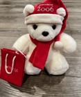 2006 Macys Macy's Dayton Hudson Santabear Santa Bear Xmas Plush Baby Mini Small