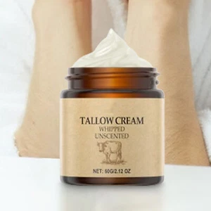 Beef Tallow for Face, Tallow Face Moisturizer 60G Organic Whipped Grass Fed - Picture 1 of 12