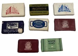 Vintage Hotel Soap LOT Palmolive Congress Whitman Hotel Carlsbad Cavern 1930-40s - Picture 1 of 6