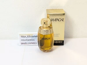 Vintage CHAMPAGNE by YVES SAINT LAURENT 50 ml 1.6 oz Spray perfume Toilette NIB - Picture 1 of 24