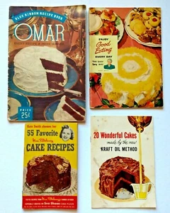4 - 1930 bis 50er Vintage Kochbücher von Ann Pillsbury, Omar Grains, Spry, Kraft. - Bild 1 von 8