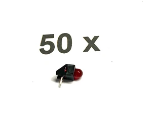 HLMP-4700-C00B2, LED, 5mm, Rot, 626nm, 1,2-2,3mcd, 2mA, 1,9V,50°,AVAGO, 10 Stück - Bild 1 von 5