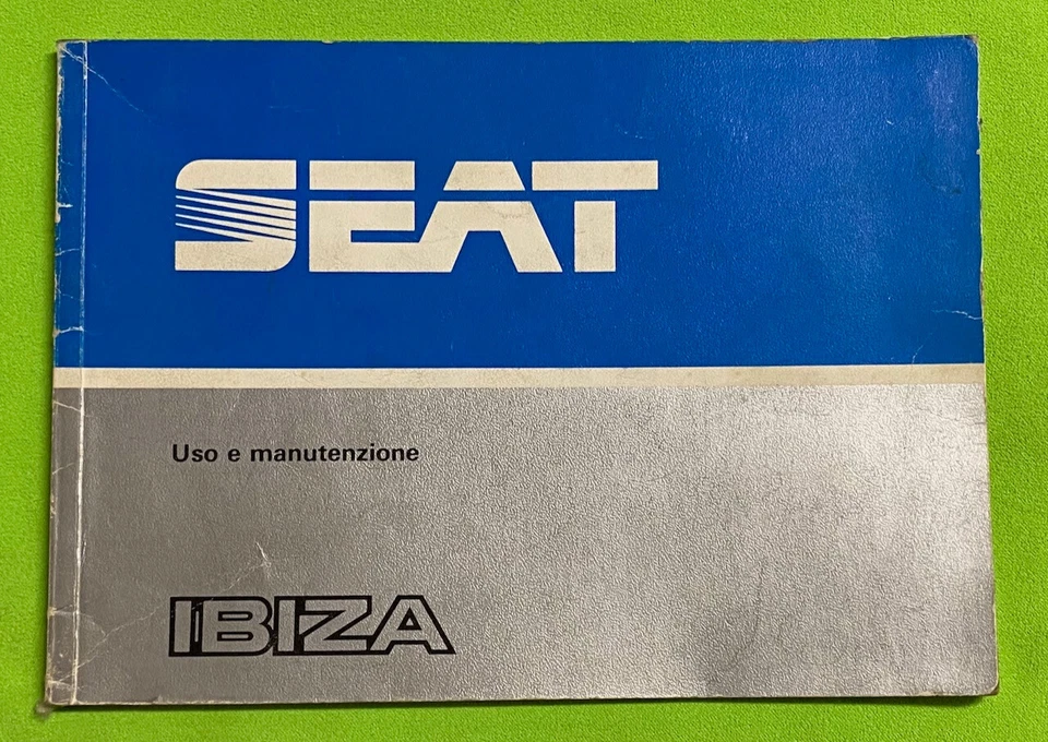 SEAT Ibiza Anno 1986 Libretto Uso e Manutenzione ORIGINALE - Immagine 1 di 1