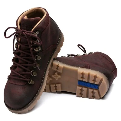 Birkenstock Jackson Botas de Gamuza Borgoña Resistentes al Agua 36 5 5.5 Estrechas-Medianas Foto 1 de 4