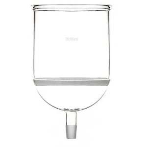 3000ml 24/29 Glass Büchner Funnel Buchner 3# Sand Core Filter 3Litre Groud Joint - Picture 1 of 1