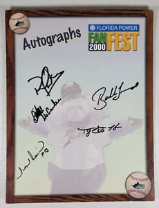 2000 Tampa Bay Devil Rays Signed Autographed by (5) Fan Fest Lot Cairo Trammell - Picture 1 of 8