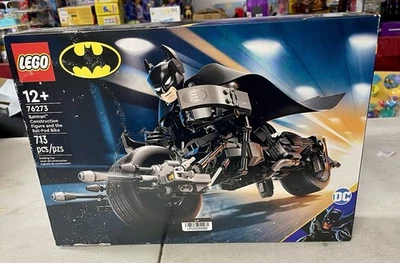 NUEVO LEGO 76273 Batman Figura de Construcción y la Bicicleta Bat-Pod Juego de Construcción 713 piezas Foto 1 de 4