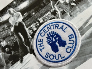NORTHERN SOUL: THE CENTRAL SOUL CLUB LEEDS - gestickter Aufnäher Bügelbild Patch - Bild 1 von 1