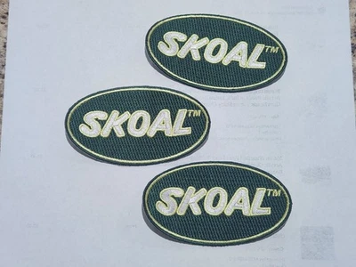 Lote de 3 - Skoal 3.5" Hierro/Coser Parche Masticar Tabaco Dip Retro Para Gorra Sombrero Foto 1 de 4