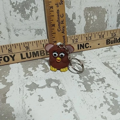 ВИНТАЖНЫЙ Furby брелок коричневый пухлый * редкая * - Изображение 1 из 4