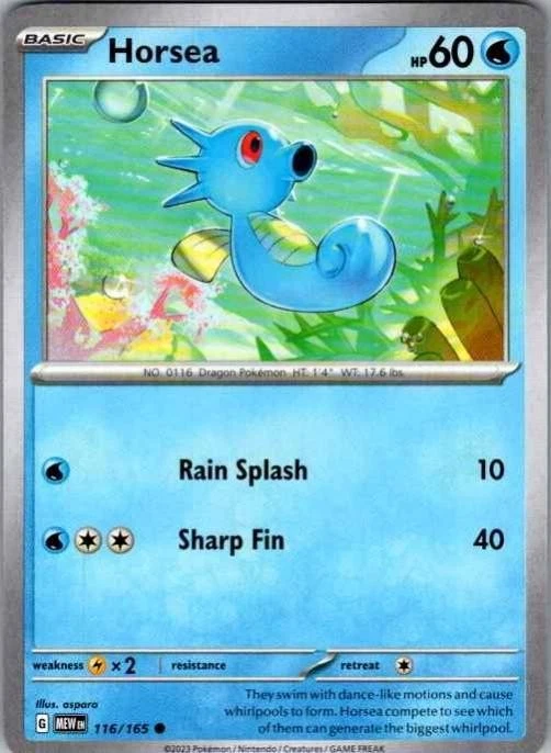 Pokémon TCG Pokémon Horsea Horsea Common Regular - Image 1 of 1