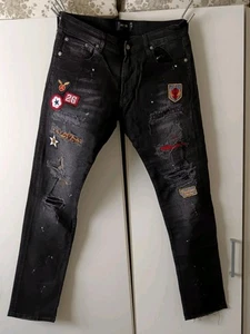 Jeans AMIRI uomo slim fit denim invecchiato W33 - Foto 1 di 7
