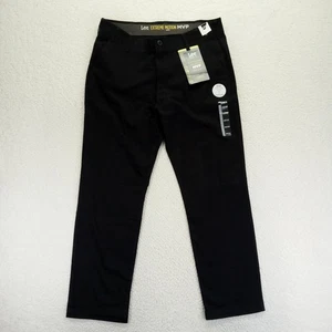 Lee Extreme Motion MVP Slim Fit Straight Leg Mens 36x30 Black Cotton Blend New - Picture 1 of 9
