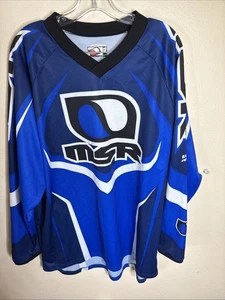 MSR Axis Jersey Mens XL Blue Motocross Off Road Long Sleeve Racewear - Foto 1 di 15